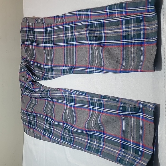 DJ PLUS multi colored plaid slim fit pants size Eur 48 - Picture 2 of 7